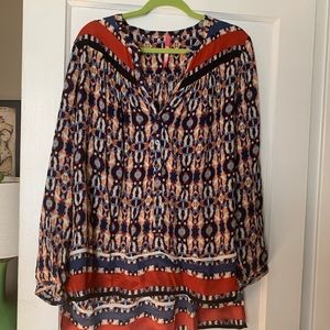 Long tunic blouse